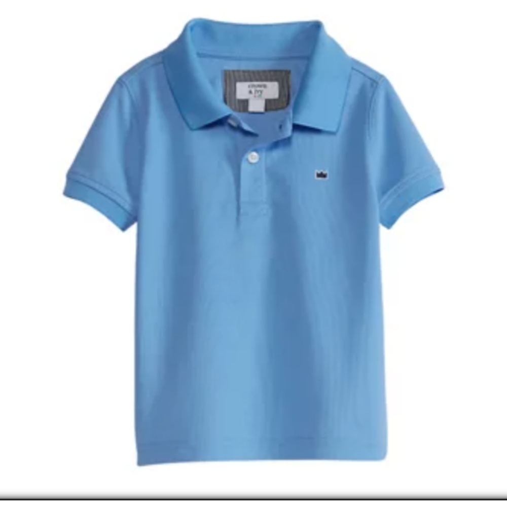 Crown and Ivy Blue Polo Shirt Size Youth Medium M
